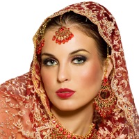 индийский свадебный макияж