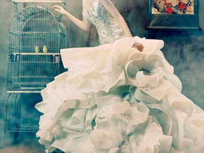 красивые свадебные платья John Galliano