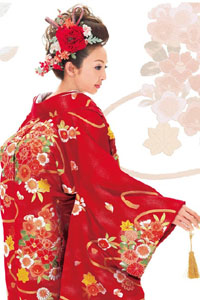 японские национальные свадебные платья