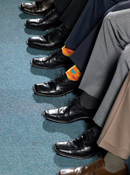 Цвет носков: советы мужчинам 